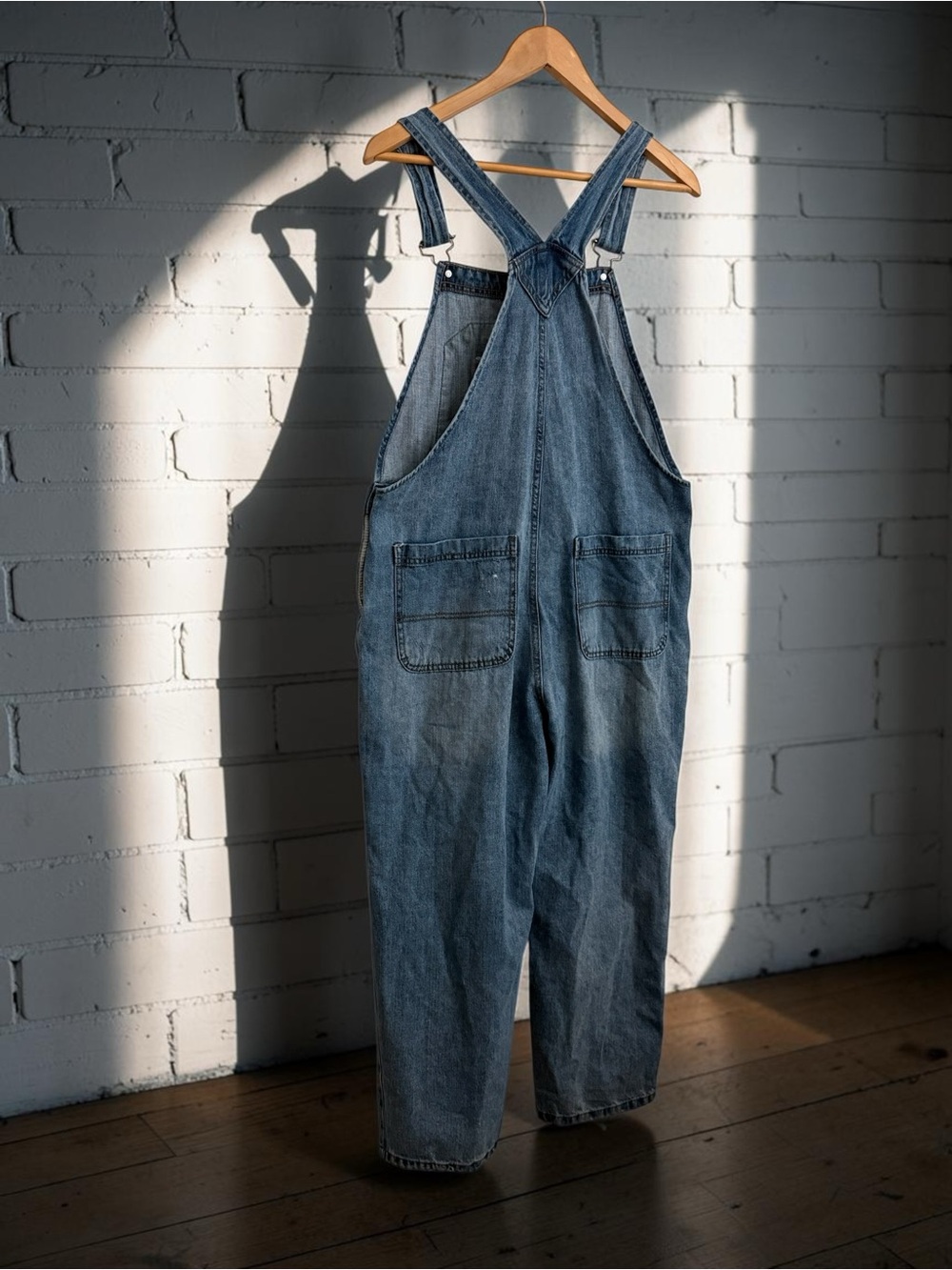 wild fable Distressed Blue Denim Overalls - Picture 8 of 8